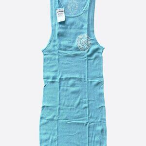 Chrome Hearts Blue & White Horseshoe Tank Top